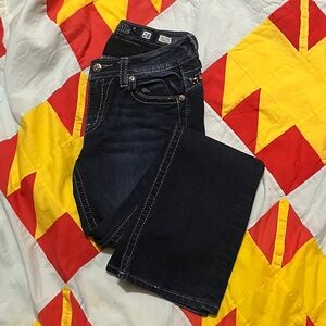 Miss Me Dark Blue Boot Cut Jeans